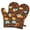 Fall Pumpkins Leaves, variant on Cute Oven Mitts,Fall Pumpkins Leaves Pattern Oven Mitt 2-Pack Set,Kitchen Gloves for Oven,Heat Resistant Oven Mitts 7.7"x12"
