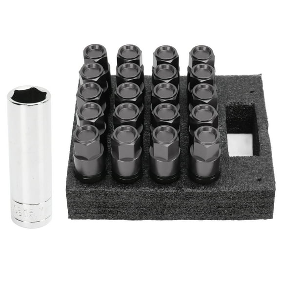 Wheel Lug Bolt Nuts,20pcs Wheel Lug Bolt Lug Bolt Nutswith Caps Wheel Lug Bolt Time-Tested Durability