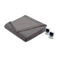 thumbnail image 2 of Beautyrest Couverture Chauffante Électrique en Micro-Polaire, Full, Gris, 2 of 2