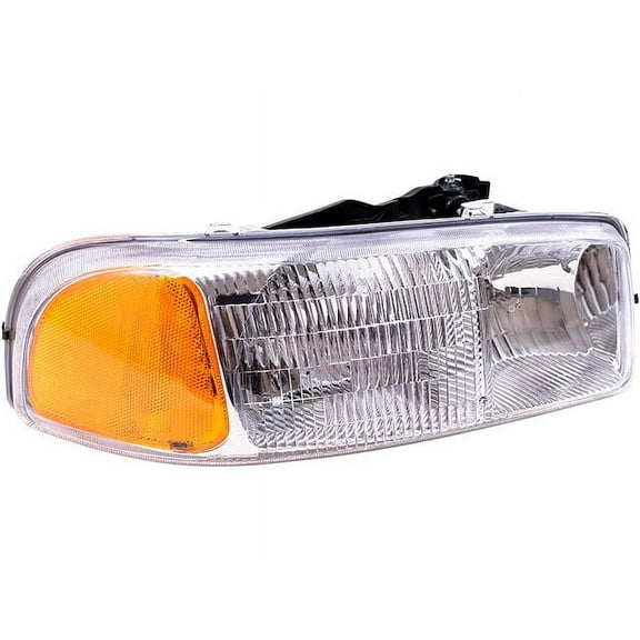 Right Headlight Assembly - Compatible with 2000 - 2006 GMC Yukon Sport Utility 4-Door 2001 2002 2003 2004 2005