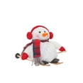 thumbnail image 3 of Melrose International LLC Snowman on Skis (Set of 2) 6"H, 11"H Polyester, 3 of 3