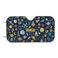 thumbnail image 7 of Balery Colorful Space Print Car Windshield Sun Shade,Windshield Sunshade for Car Pickup Truck SUV Accessories-Small, 7 of 7