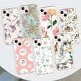 thumbnail image 1 of Flowers Soft Transparent Phone Case For iPhone 12 Pro Max 13 Mini SE XR X XS 8 7 Plus 6S 11 14 Pro, 1 of 8