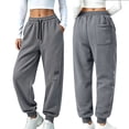 thumbnail image 2 of Vrorvz Jogger Sweatpant for Womens Drawstring Elastic Waisted Pant Casual Athletic Work Joggers with Pockets, 2 of 5