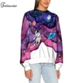 thumbnail image 2 of Chándal con gráfico de cielo estrellado para mujer, sudaderas con capucha para pareja, ropa de calle japonesa Y2K, otoño, 2 of 4