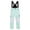 Green, variant on ZACPNCV Kids Snow Ski Bib Pants Winter Waterproof Warm Insulated Snowboard Pants for Boys Girls Blue 6-7 Years