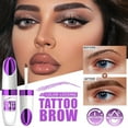 thumbnail image 4 of Tattoo Peel Off Eyebrow Gel, Brown Peel-Off Tinted Eye Brow Tint, Waterproof Long-lasting Transfer-proof Eyebrow Gel Peel Off, No Smudge, Create Fuller & Defined Brows Makeup for Woman & Girls, 4 of 9