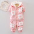 thumbnail image 2 of MZXELPRJD Girls Bell Bottom Outfit Little Girl Outfits Size 7/8 Baby Coverall Toddler Winter Set 6-9 Month Boy Clothes Little Girls Gifts Work, Pink 3-4 Years, 2 of 9