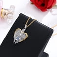 thumbnail image 2 of SIfdSeng Collier pour Femme Mode Rétro Ange Amour Diamant Guardia N Bicolore, 2 of 9