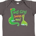 thumbnail image 4 of Inktastic My Gigi Loves Me Grandson Dinosaur Boys Baby Bodysuit, 4 of 5