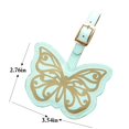 thumbnail image 3 of Luggage Tag Fashion Creative Butterfly Shape Suitcase Tag Baggage Tag for Travel, 3 of 6