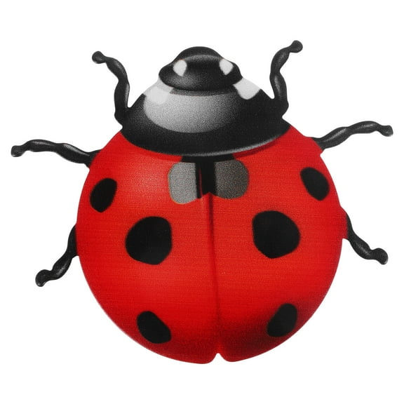 PENIKOKO Wrought Iron Ladybug Beetle Garden Decor Outdoor Home Yard Art Sculpture 1 Piece