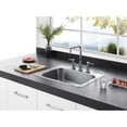 thumbnail image 2 of Gourmetier GKTS2520 Studio 25" Stainless Steel Self-Rimming Single Bowl Drop-In Kitchen Sink, Brushed, 2 of 7