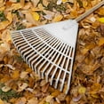thumbnail image 5 of Msgweeeg Heavy Duty Garden Rake 21 Tooth Horticultural Plastic Rake Thickened Tine Durable for Lawn Leaf Sweeping Landscaping Yard Waste Cleaning Outdoor Use Agriculture, 5 of 9