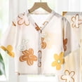 thumbnail image 5 of Kids Toddler Girl Pajamas Pj Set Long Sleeve Sleepwear Loungewear Soft & Comfort 2 Piece ,6-12 Months 12-24 Months 2t 3t 4t 5t 6t 7t 8t 9t Children Khaki 5-6 Years, 5 of 5