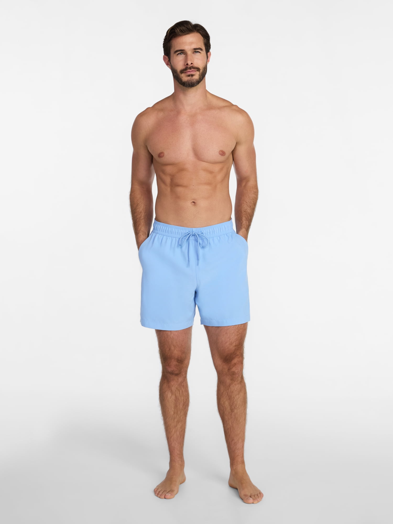 George Men's and Big Men's Swim Trunks, 6" Inseam, Sizes S-5XL