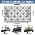 thumbnail image 3 of 51" x 31" Golf Cart Seat Towel Blanket, Universal Microfiber Cover for EZGO TXT, Club Car Precedent, Yamaha G29, Icon Seats, 3 of 8