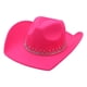 thumbnail image 1 of Sombrero de vaquero jinwen ala ancha para fotos fiesta de compromiso nupcial, 1 of 8
