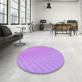 thumbnail image 4 of Ahgly Company Machine Washable Indoor Rectangle Transitional Violet Purple Area Rugs, 2' x 4', 4 of 7