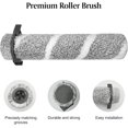 thumbnail image 4 of Roller Brushes & HEPA Filters Replacement Kit for BISSELL CrossWave OmniForce EDGE, 3930F, 3933, 3930 Cordless Multi-Surface Hard Floor Cleaner Wet Dry Vacuum - 2 Brush Rollers, 2 Filters Accessories, 4 of 7