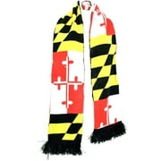 Maryland Flag Winter Knit Scarf