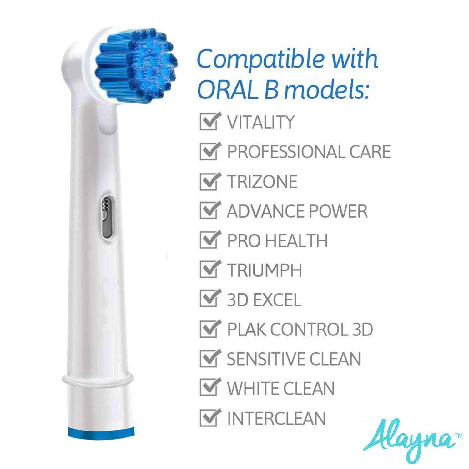 replacement brush heads for oral b pro 1000