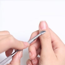 HONITANO Professional Cuticle Pusher 2Pcs Stainless Steel for Manicure and Pedicure Care