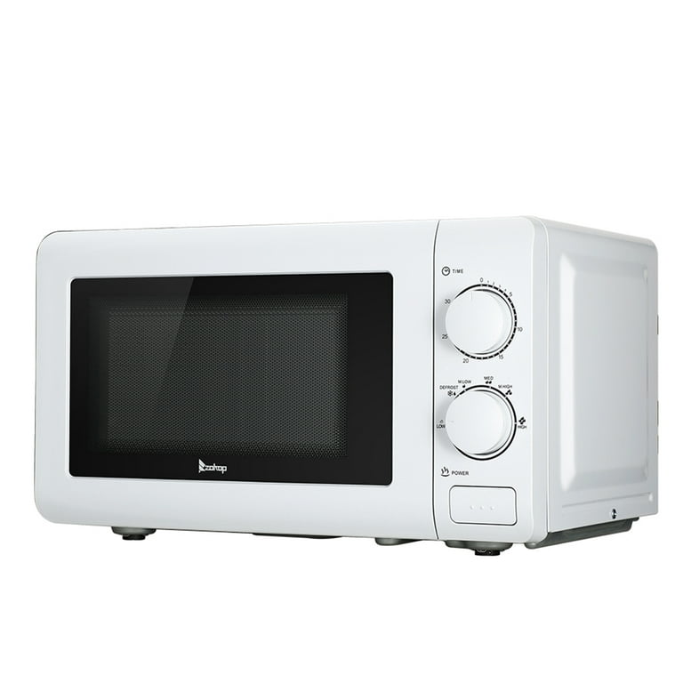 20 Litre Flat Panel Microwave Oven Small Size 6 Gears Precise Temperature  Control Knob Operation Microwave