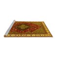 thumbnail image 2 of Ahgly Company Machine Washable Indoor Rectangle Persian Yellow Traditional Area Rugs, 2' x 4', 2 of 4