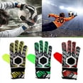 thumbnail image 2 of SANWOOD Goalkeeper Gloves Adult Kids Football Soccer Goalkeeper Goalie Full Finger Hand Gloves, 2 of 7