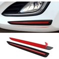 thumbnail image 1 of Anti-collision Universal Rubber Universal Car Bumper Protection Sticker General Anti-Collision Strips Carbon Fiber Car Bumper, Suitable for Most Cars(2pc), 1 of 5