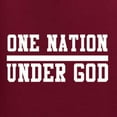 thumbnail image 5 of Wild Bobby One Nation Under God Inspirational/Christian Women Graphic Tee, Maroon, Large, 5 of 5