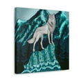 thumbnail image 5 of "Wolf in Moonlight Glade" - Canvas, 5 of 25