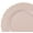 Chateau in Pink Blush, variant on " OCCASIONS " 50 Plates Pack (25 Guests)-Extra Heavyweight Vintage Wedding Disposable / Reusable Plastic Plates 25 x 11'' Dinner + 25 x 8.25'' Salad / Dessert (Chateau Blush Pink)