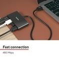 thumbnail image 4 of Staples TECH 4-Port USB 2.0 Hub Black (ST62379), 4 of 8