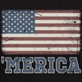 thumbnail image 3 of CafePress - Merica Flag Vintage Dark T Shirt - Men's Classic Graphic Cotton T-Shirt, 3 of 4