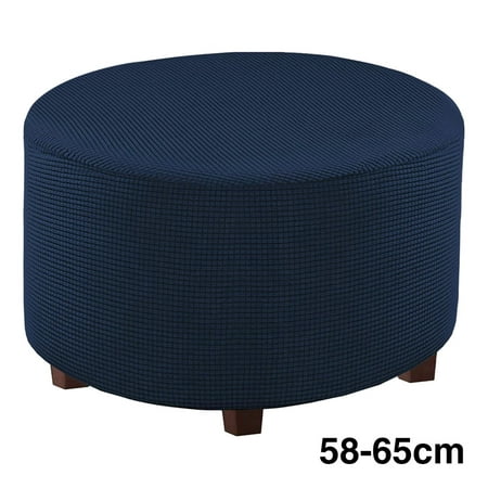 Home Round Ottoman Slipcover Footstool, Small Round Ottoman Cover