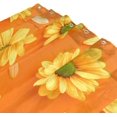 thumbnail image 3 of Coolnut Orange Gerbera Shower Curtain Bathroom Decor Watercolor Shower Curtain Sets Fabric Cloth Bathroom Curtains with Hooks 72x72 Inch, 3 of 5