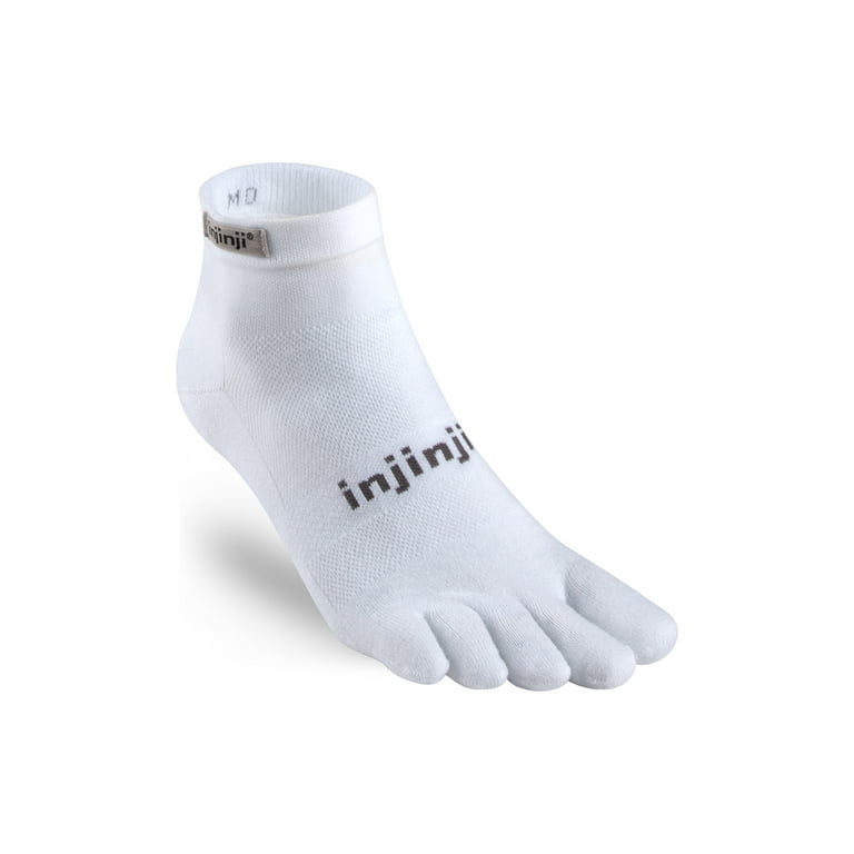 Injinji Men's Run Original Weight Mini-Crew Performance Toe Socks