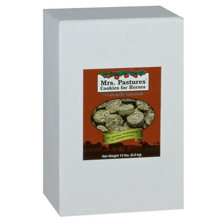 UPC: 0708852001519 | Mrs Pastures Cookies For Horses MP Cookies 15lb Cardboard Refill Box(3) 15LB.