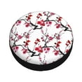 thumbnail image 3 of Bingfone Cherry Blossoms Spare Tire Cover Weatherproof Universal Wheel Protectors For Rv Camper Travel Trailer Suv Truck 15 Inch, 3 of 9