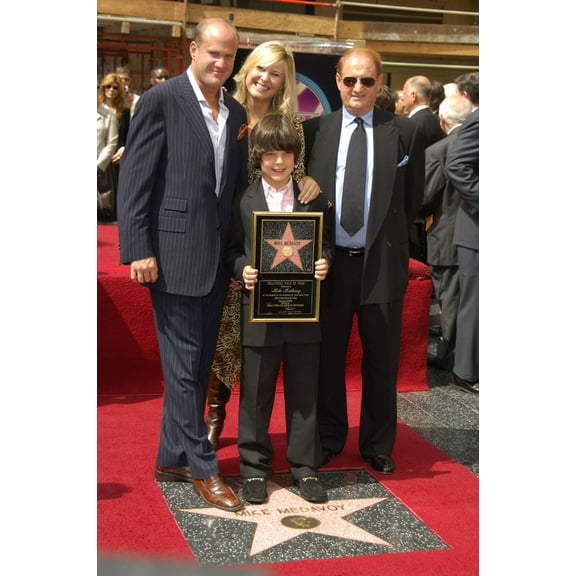 Brian Medavoy, Nicholas, Irena Ferris, Mike Medavoy At The Induction Ceremony For Star On The Hollywood Walk Of Fame For
