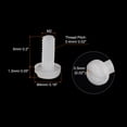 thumbnail image 2 of Unique Bargains Nylon Machine Screws, M2x5mm Slotted Pan Head Fasteners Bolts, White 50Pack, 2 of 4