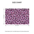 thumbnail image 2 of Placemats Set of 4 / 6, pink lilac Leopard Placemats for Dining Table Indoor/Outdoors Heat Resistant Washable Placemats 18" x 12", 2 of 8