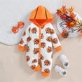 thumbnail image 2 of WEAIXIMIUNGChristmas Girls Long Sleeve Pullover Romper Print Sweatshirt Bodysuits Romper 3-6 Months, 2 of 9