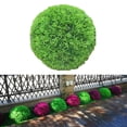 thumbnail image 3 of Bola de topiario artificial, arbustos verdes colgantes decorativos, bola de planta artificial inner25cm Out32cm, 3 of 8
