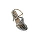 thumbnail image 1 of SANDALIA TACON VESTIR LEON MUJER DAMA PLATA ESPEJO 76595 (12CM) LEON 76595, 1 of 3