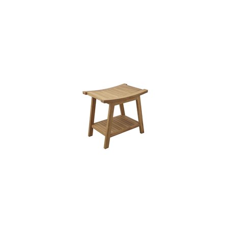 Barclay20" Teak Shower Stool with