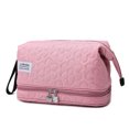thumbnail image 2 of Almacenamiento Bolsita Maquillaje Doble Capa Aseo Acolchado (flor) Rosa, 2 of 6