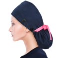 thumbnail image 2 of Gorro de enfermera Scrub Cap ABAMERICA con forma de cola de caballo para mujer, 2 of 5